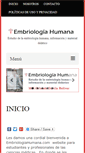Mobile Screenshot of embriologiahumana.com